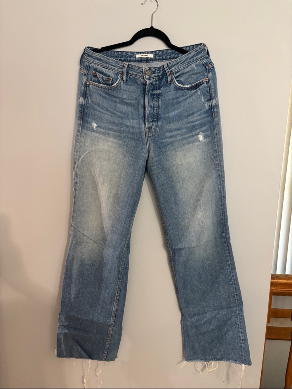 GRLFRND Light Blue Flare Jeans
